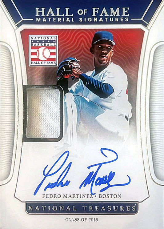 Hall of Fame Pedro Martinez Autographed Baseball Card