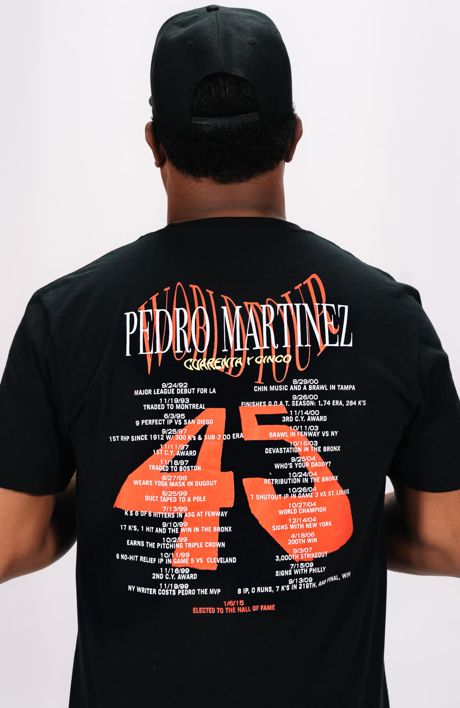 Custom Designed Bleacher Report - Pedro World Tour T-Shirt