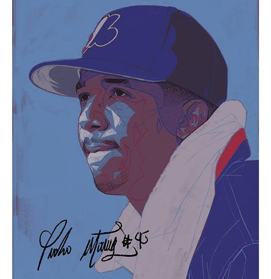 Pedro Martinez Autographed Limited Edition Expos Portrait
