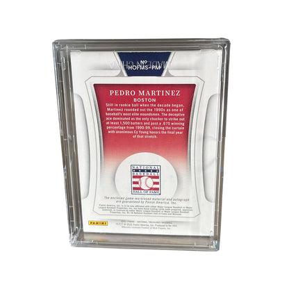 Hall of Fame Pedro Martinez Autographed Baseball Card
