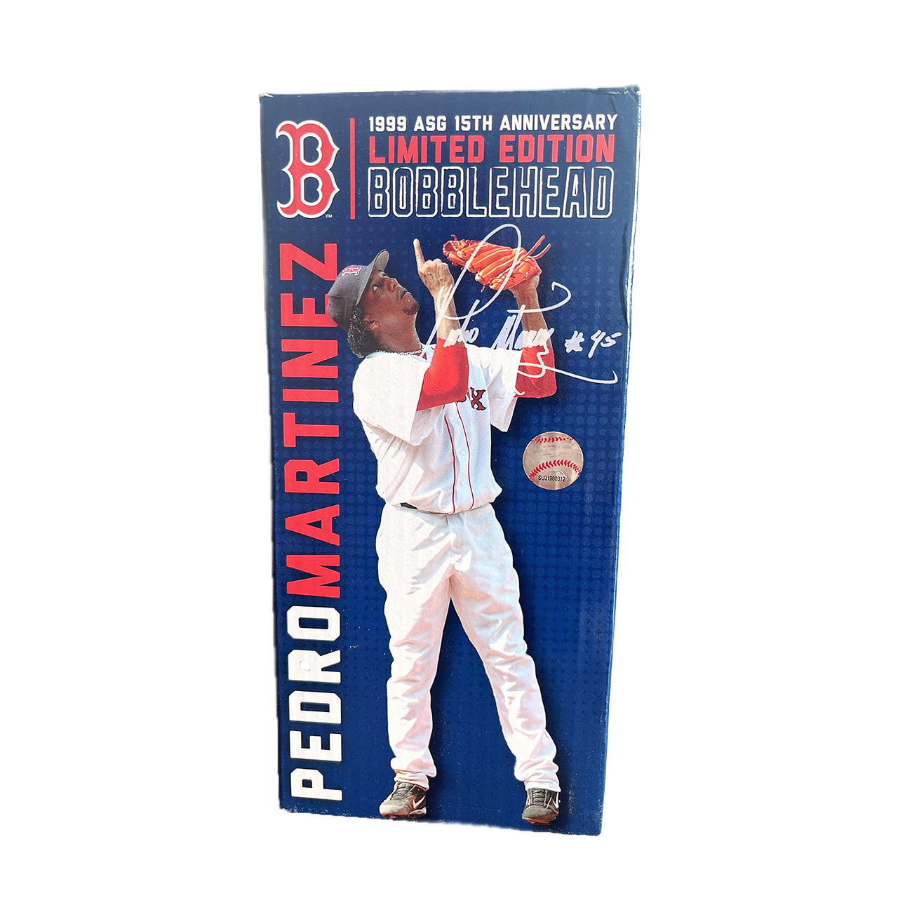 Pedro Martinez Autographed Bobblehead - Boston Red Sox 1999 ASG 15th Anniversary Limited Edition